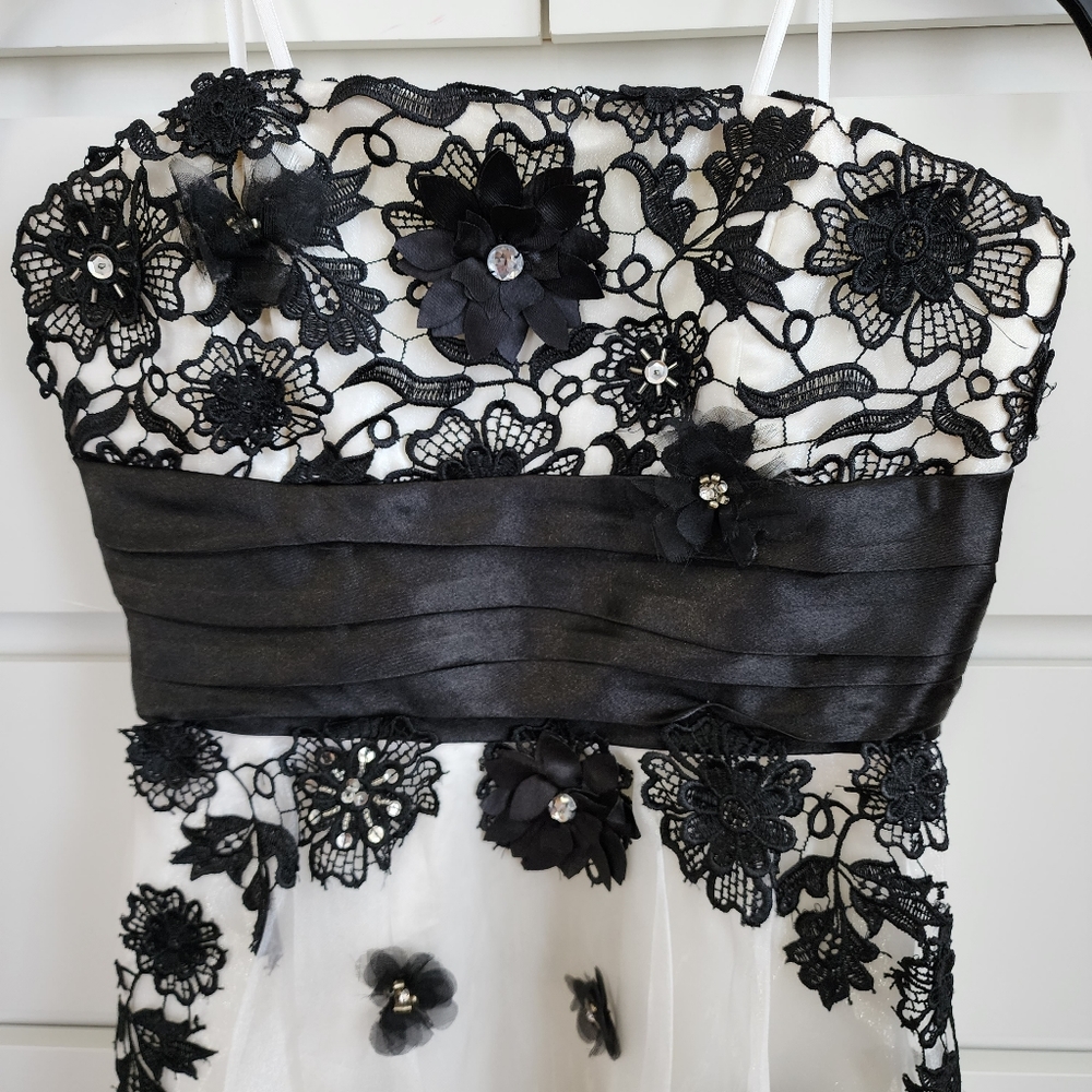 Floral Strapless Mini Dress